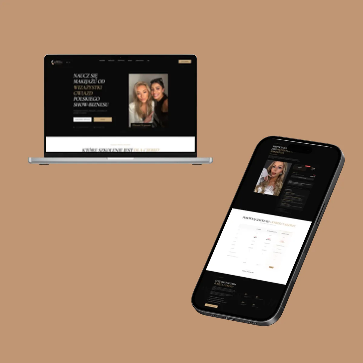Realizacja strony internetowej dla salonu beauty - projekt 10