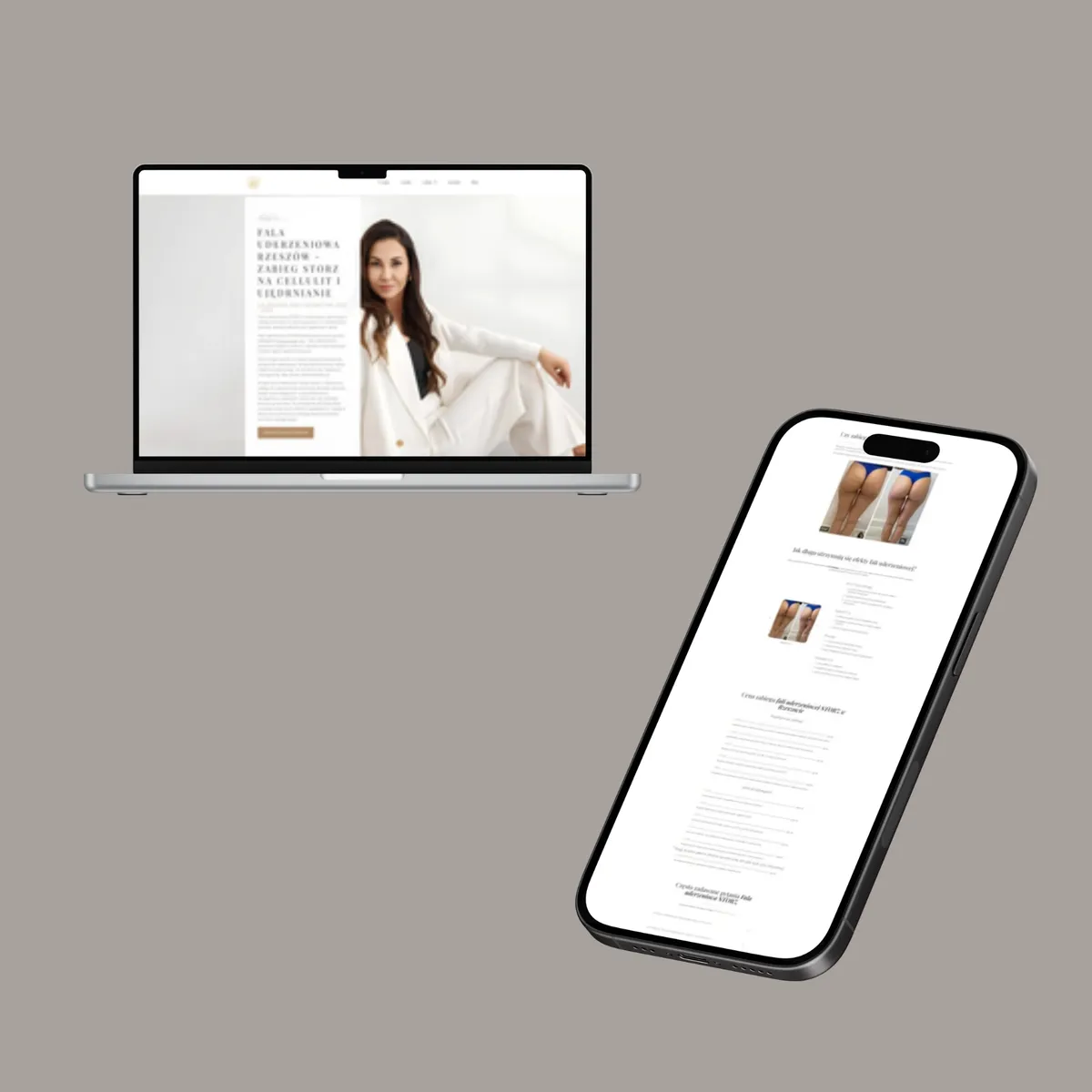 Realizacja strony internetowej dla salonu beauty - projekt 4
