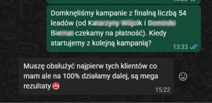 Opinia klientki
